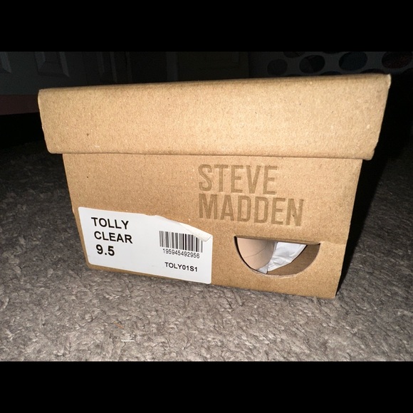 Steve Madden Clear Nude Heels 9.5 - Picture 4 of 5